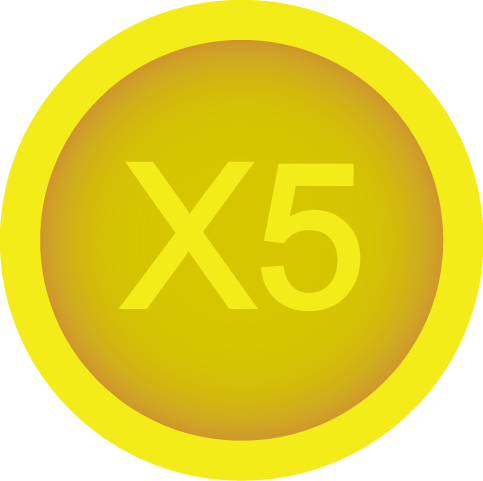 x5 coins